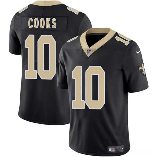 Men & Women & Youth New Orleans Saints #10 Brandin Cooks Black 2025 Vapor Limited Stitched Jersey